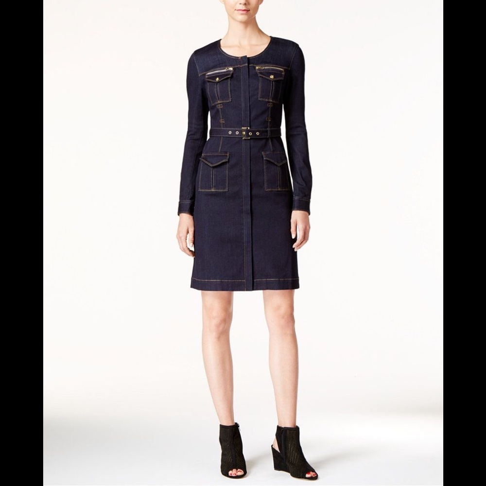INC International Concepts Denim Dress